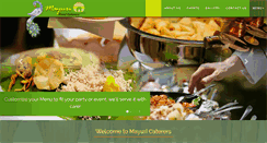 Desktop Screenshot of mayuricaterers.com
